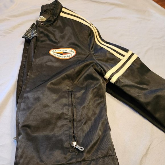 Harley Davidson Black Full Zip Long Sleeved Jacket - Picture 5 of 5